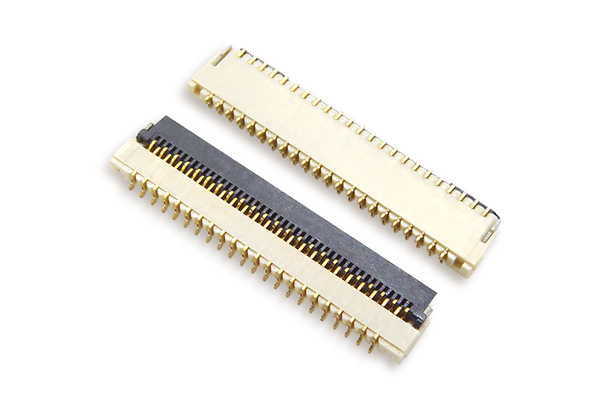 fpc連接器0.3mm間距H1.0厚翻蓋下接 封裝規(guī)格書圖紙 型號尺寸圖 在線下載